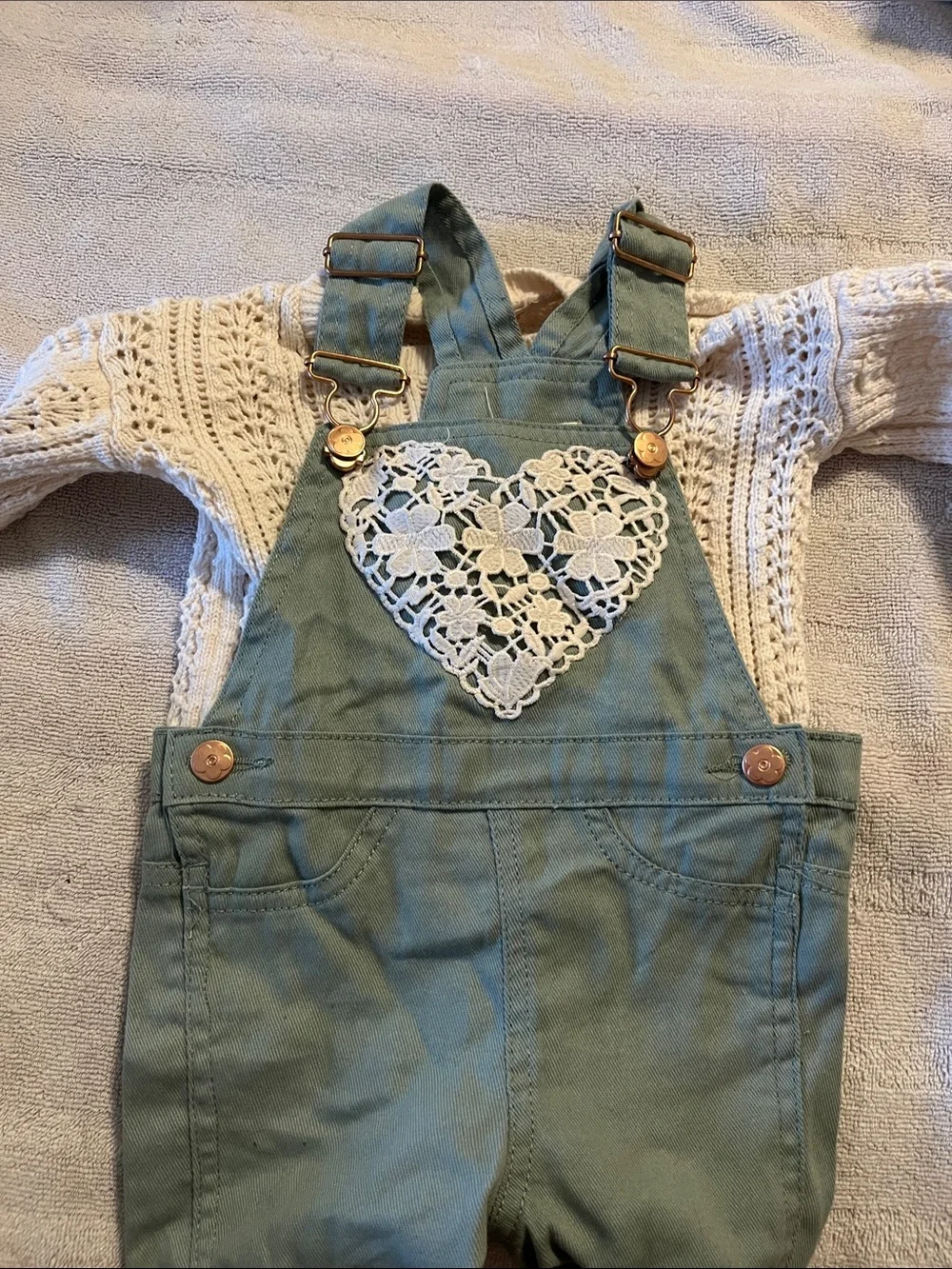 Cream Knit Girls' Sweater Top - Unbranded